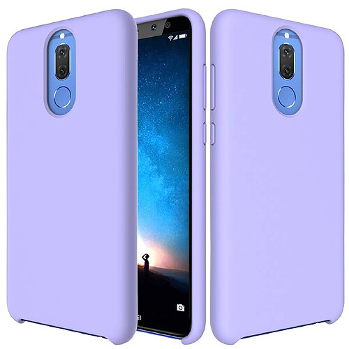 Wewoo Coque Souple Étui de protection étanche en silicone liquide pour Huawei Mate 10 Lite violet