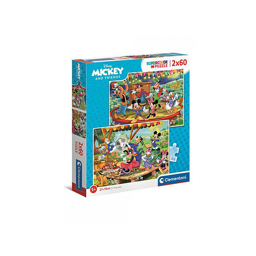 Clementoni Puzzle 2x60 Mickey et ses amis (CLE21620)