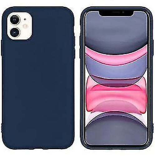 Universal Boîtier pour Apple iPhone 11 couverture bleu foncé