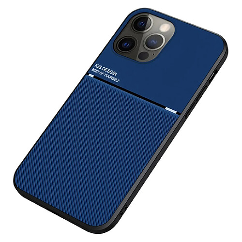 Coque en TPU + PU découpe précise bleu pour votre iPhone 13 Pro 6.1 pouces