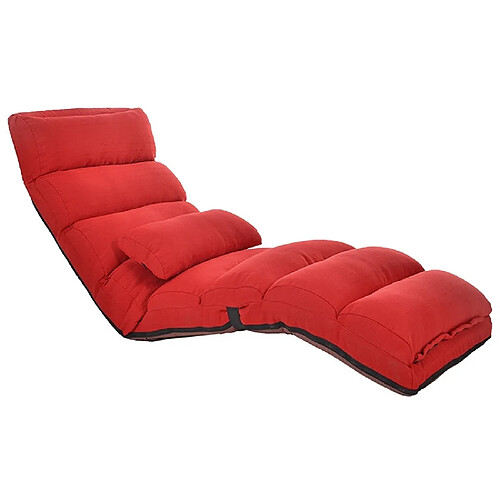 Wewoo Fauteuil de loisir créatif C1 Lazy Couch Tatamiunique en son genreinclinablebaie vitréetaille 175x56x20cm rouge