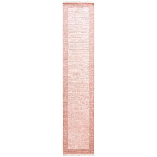 Vidal Tapis de couloir en laine 396x79 rose Darya