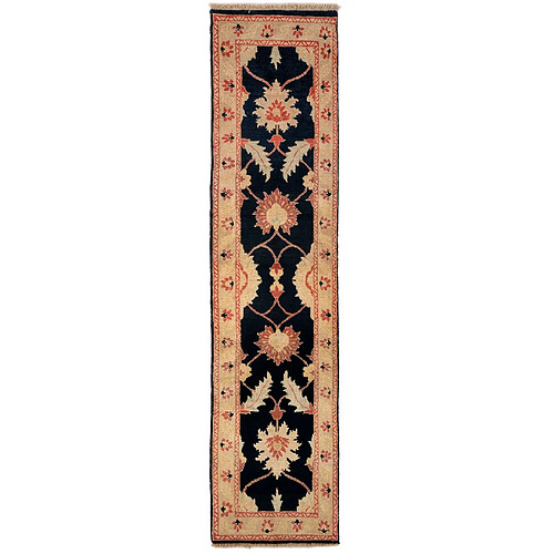 Vidal Tapis de couloir en laine 280x70 bleu Ziegler