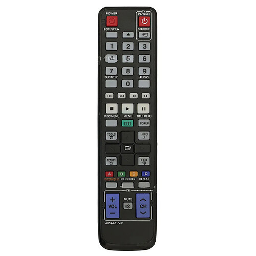 GUPBOO Convient pour AK59-00104R Télécommande Samsung BD-C6900 BD-C6500 BD-C5500 Télécommande TV