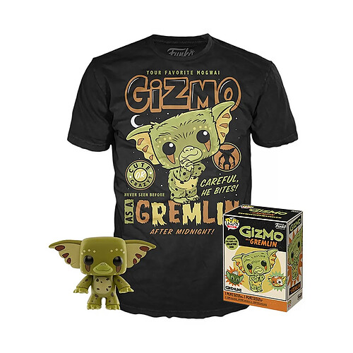 Funko Gremlins - Set figurine et T-Shirt POP! & Tee Gizmo heo Exclusive