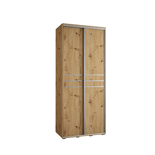 Abiks Meble Armoire Davos 10 À Portes Coulissantes 235,2/120/45 2 Portes