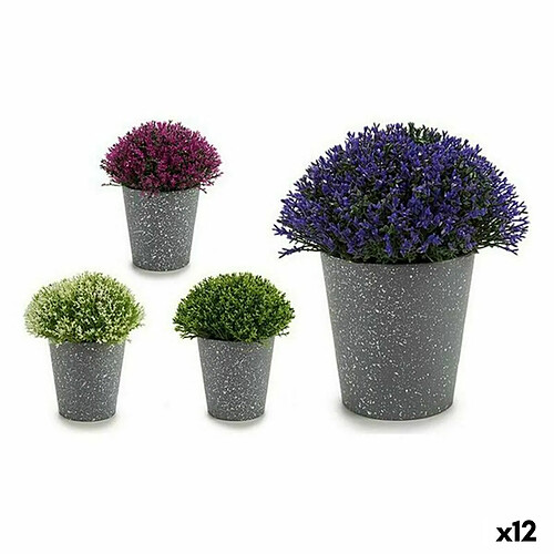 Ibergarden Plante décorative Plastique 14 x 15 x 14 cm (12 Unités)