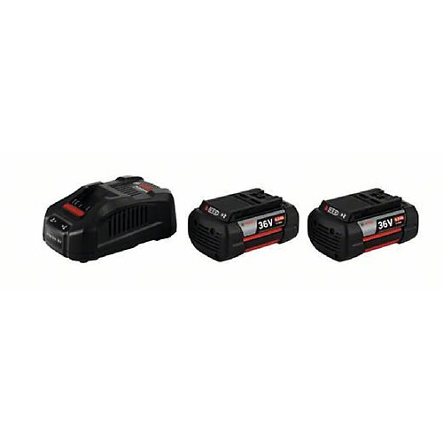 Pack Starter 2 batteries Premium 36V 6,0 Ah + Chargeur multivoltage GAL 3680 CV BOSCH 1600A00L1U