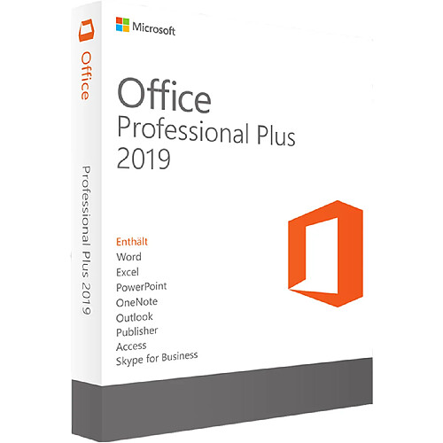 Microsoft Office professionnel plus 2019