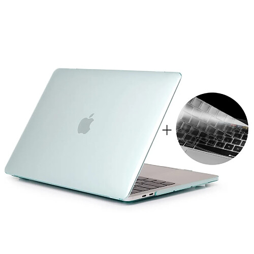 Wewoo Housse Étui vert pour 2016 MacBook Pro 13,3 pouces sans barre tactile A1708 Chapeau-Prince 2 en 1 cristal dur coque en plastique de protection + Europe Version Ultra-mince TPU clavier couvercle de