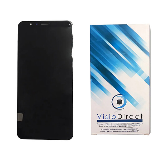 Visiodirect Ecran complet pour Huawei Honor 7X noir 5.93"" Telephone portable vitre tactile + Ecran LCD