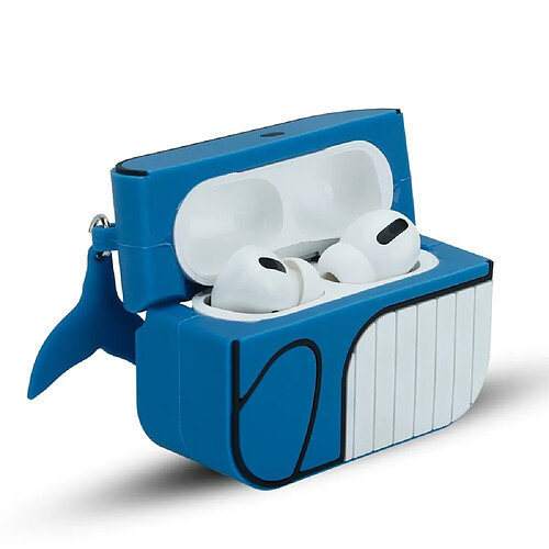 Cadorabo Casque portable TPU Airpod Etui 3D Porte-clés