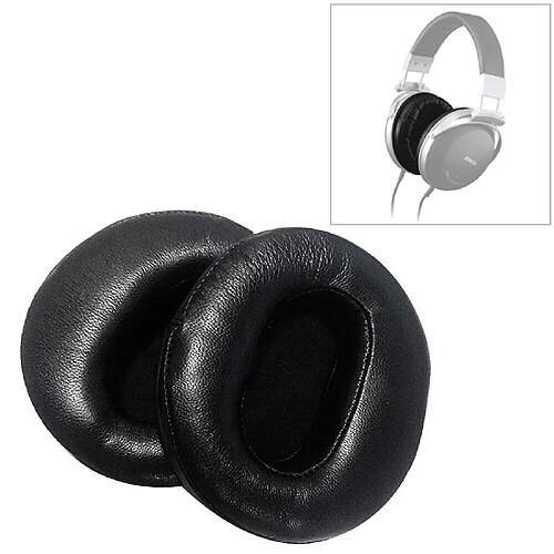 Wewoo Coussinets Mousse 2 PCS Pour DENON AH-D2000 / D5000 / D7000 Coussin Casque Éponge Couverture En Cuir Cache-Oreille De Rechange