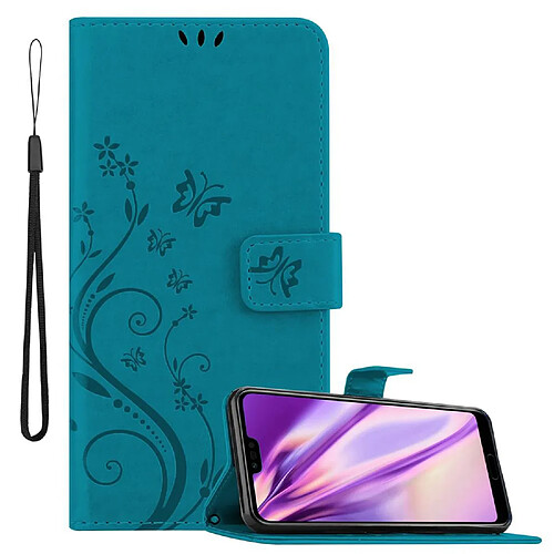 Cadorabo Coque Honor 10 Etui en Bleu