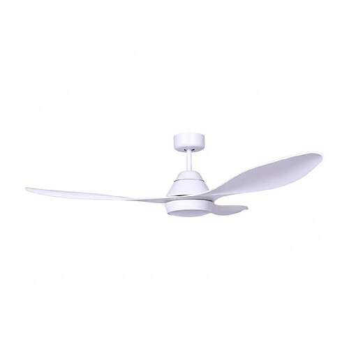 faro Ventilateur de plafond avec lumière blanc Polaris