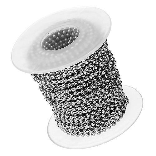 Chaîne de perle de boule d'acier inoxydable de 10 yards / roll pour des découvertes de bijoux de diy 2.5mm