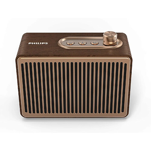 Philips haut-parleur portable Bluetooth 4W marron