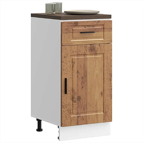 vidaXL Armoire de cuisine Porto vieux bois bois d'ingénierie