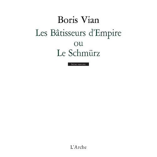 Les Bâtisseurs d'Empire ou Le Schmürz · Occasion