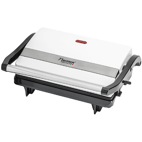 Gril viande et panini 700w blanc - apm123w - BESTRON