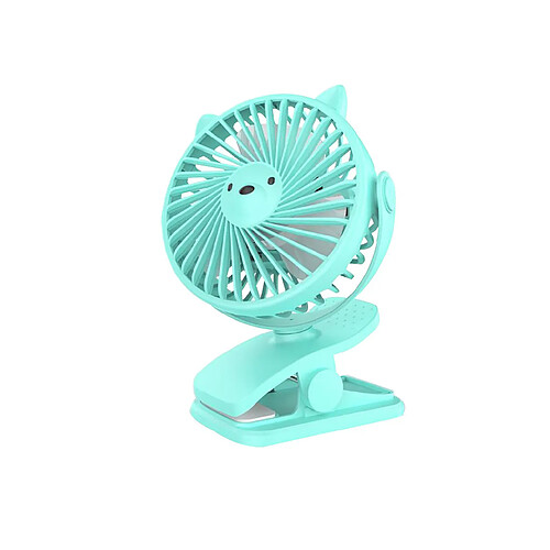 Mini Clip Pliable Rechargeable USB Portable Sur Ventilateur De Refroidissement De Bureau à Domicile - Vert