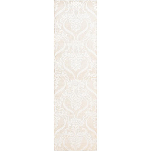 Vidal Tapis de couloir en laine 302x84 beige Darya