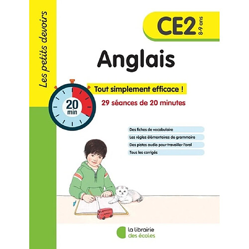 Anglais CE2, 8-9 ans : 29 séances de 20 minutes