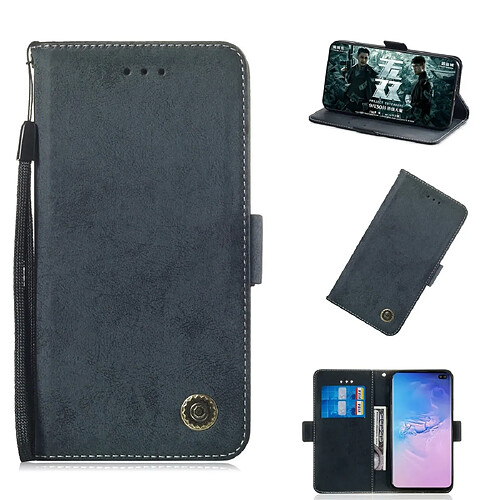 Wewoo Housse Coque Etui en cuir multifonctionnel avec rabat horizontal fente pour carte et support Galaxy A30 noir