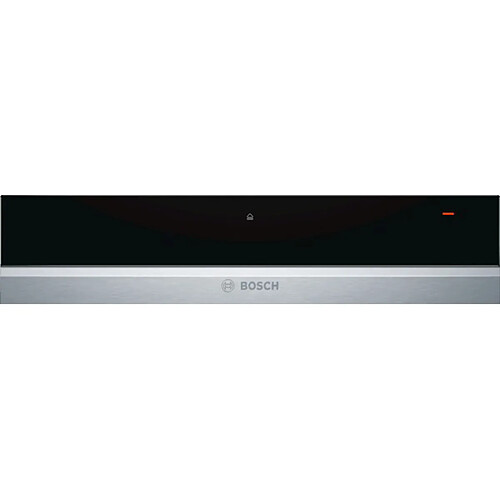 Tiroir chauffant 14cm inox/noir - bic630ns1 - BOSCH