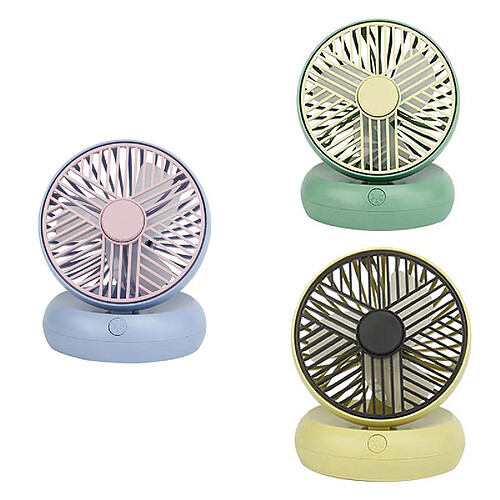 Ventilateur de Table USB Portable Rechargeable Angle Réglable Mini Ventilateur de Bureau Petits Ventilateurs de Refroidissement