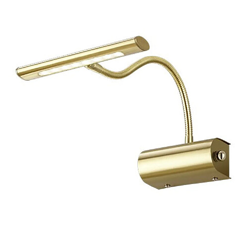 Lumière Lampe pour tableau moderne en laiton mat 3000K