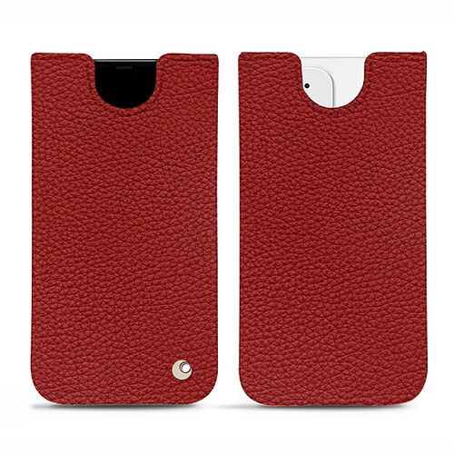 Pochette cuir Apple iPhone 12 mini - Pochette - Tomate ( Pantone #a61715 ) - NOREVE