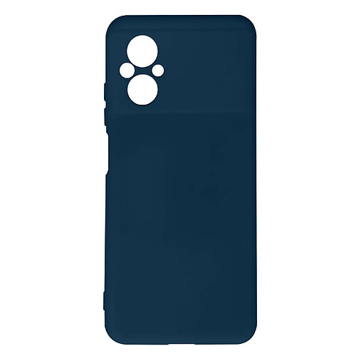 Avizar Coque pour Xiaomi Poco M5 Semi-rigide Soft-touch Fine bleu