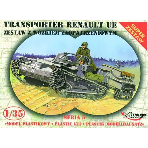 Renault UE + Universal Transportanhänger - 1:35e - Mirage Hobby