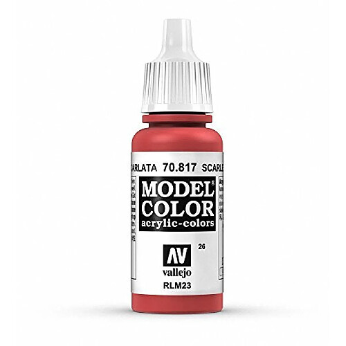 Vallejo Scarlet Paint 17ml