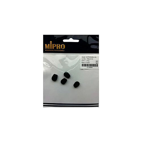 4CP0006 Lot de 4 Bonnettes pour Micro MU 55 HN Mipro