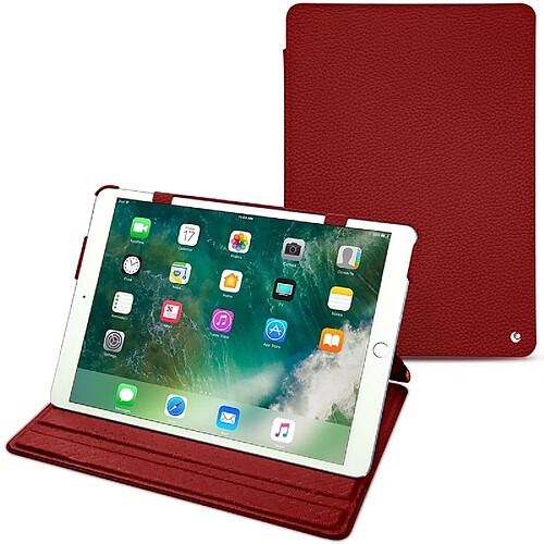 Housse cuir Apple iPad Pro 10,5' - Rabat horizontal - Tomate ( Pantone #a61715 ) - NOREVE