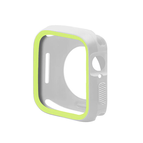 PHONECARE Coque Military Anti-Impact DoubleColor pour Apple Watch Series 9 Aluminum - 45mm - Gris / Vert