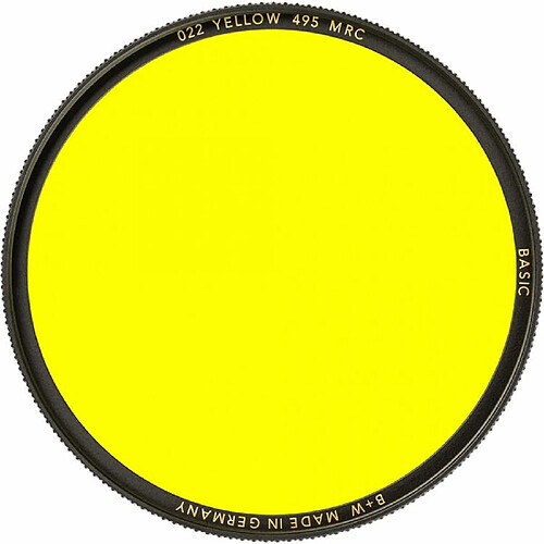 B+W #495/022 Filtre de base MRC jaune (39 mm)