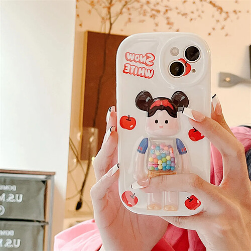 GUPBOO Étui pour iPhoneXsMax Violent Bear Princess Fun Coque de téléphone résistante aux chutes