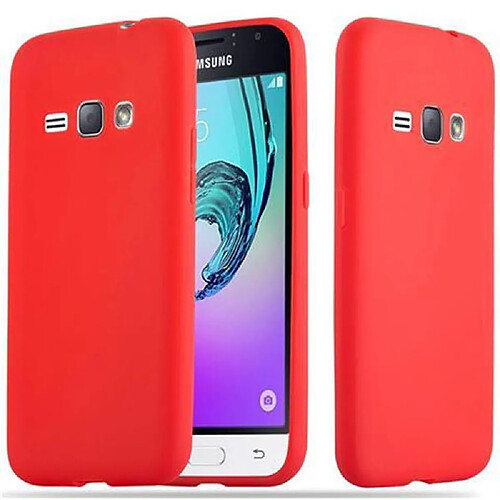 Cadorabo Coque Samsung Galaxy J1 2016 Etui en Rouge