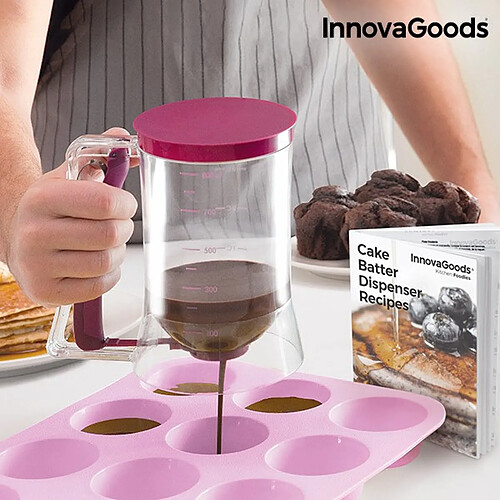 Totalcadeau Carafe distributrice de pâte à pâtisserie avec livre de recettes - Distributeur patisserie pas cher