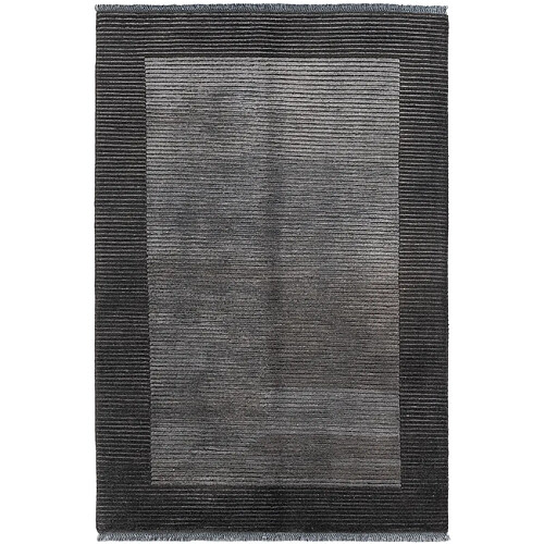 Vidal Tapis de laine 178x122 noir Darya