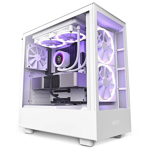 Boîtier ATX semi-tour NZXT CC-H51EW-01 Blanc