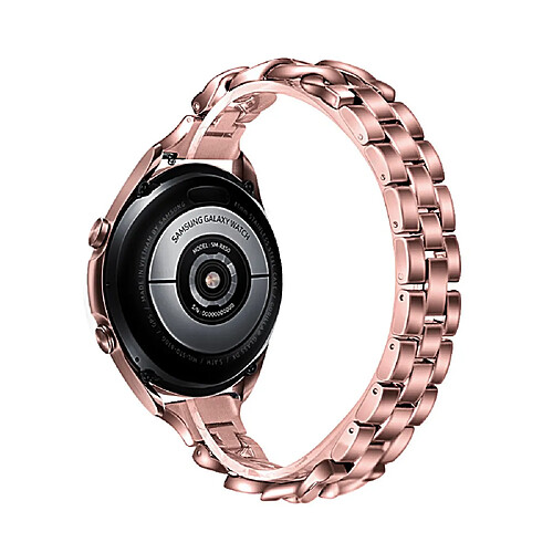 Bracelet en acier inoxydable or rose pour Samsung Galaxy Watch 3