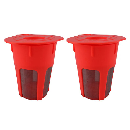 2 Dosettes De Filtre à Café Rechargeables Réutilisables Pour Brasseurs De Café Keurig 2.0