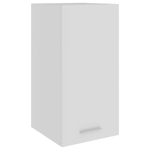 vidaXL Armoire suspendue Blanc 29,5x31x60 cm Bois d'ingénierie