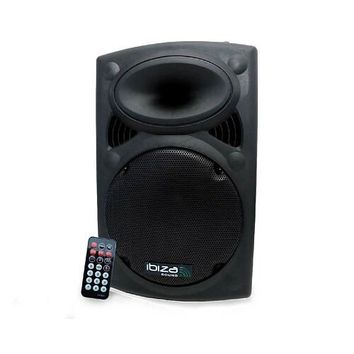 Ibiza Sound Enceinte amplifiée 800w lecteur mp3 SLK-15A-USB BT S0030034B