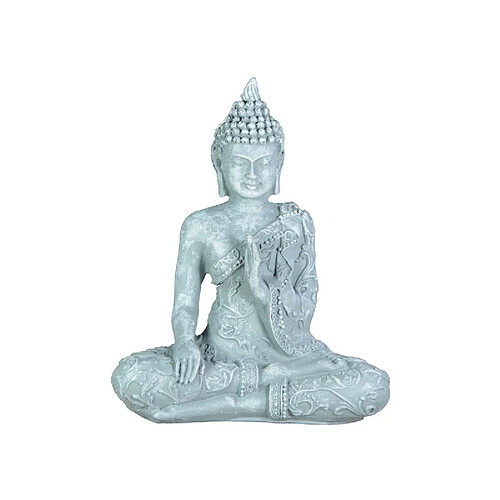 Statuette zen Bouddha méditation 1 - L 10 x l 5 x H 12 cm