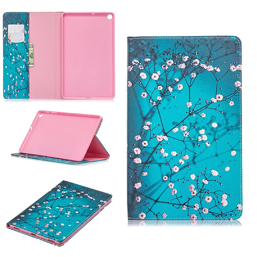 Etui en PU motif imprimé avec support wintersweet pour votre Samsung Galaxy Tab A 10.1 (2019) T510